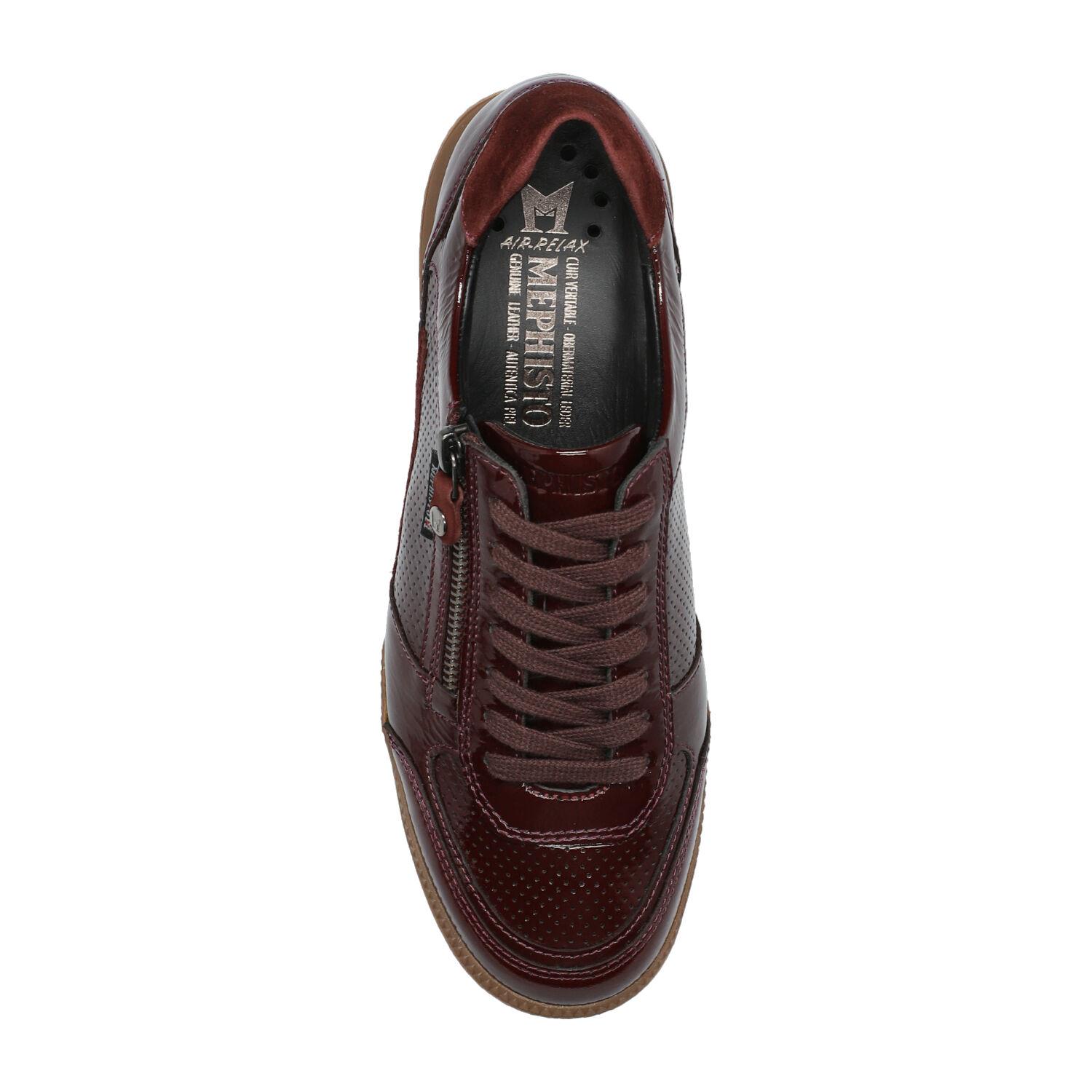 lacets femme modèle Walie bordeaux - Mephisto